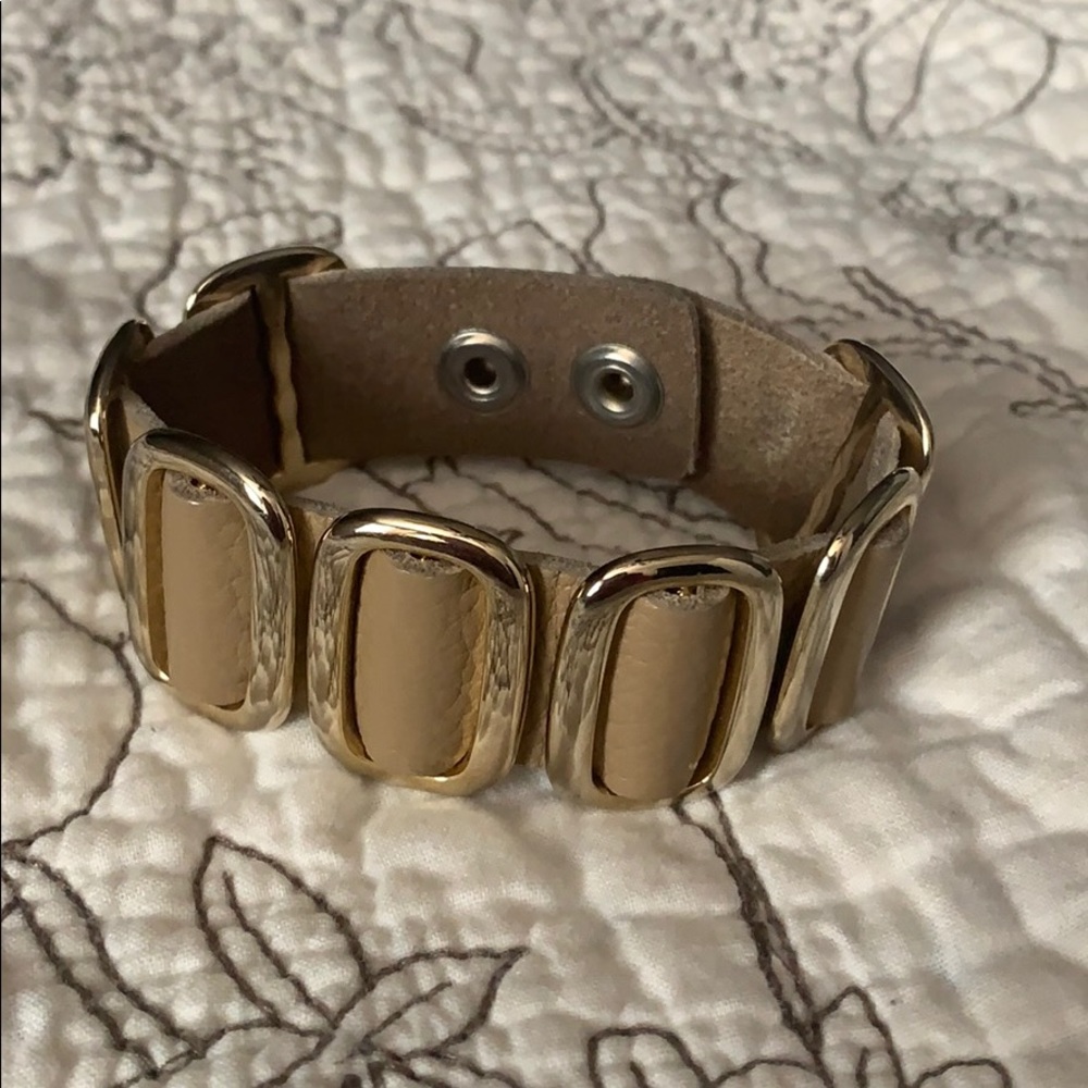 Leather snap Bracelet